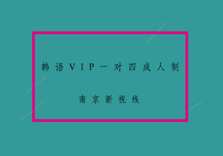 南京韩语VIP一对四成人制培训