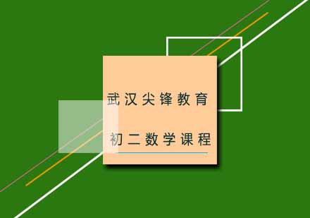 武汉尖锋初二数学辅导班