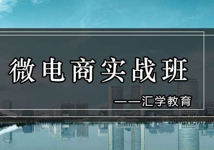 汇学微电商实战班