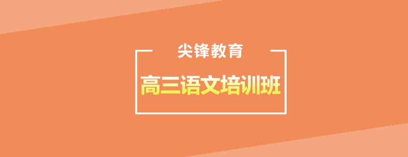 武汉尖锋高三语文培训班