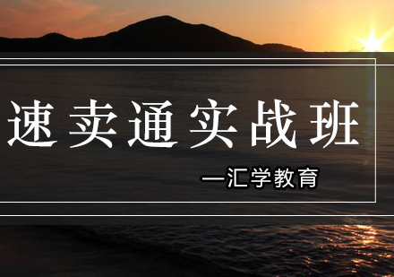 汇学速卖通实战班