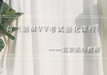 荷兰语MVV考试强化课程