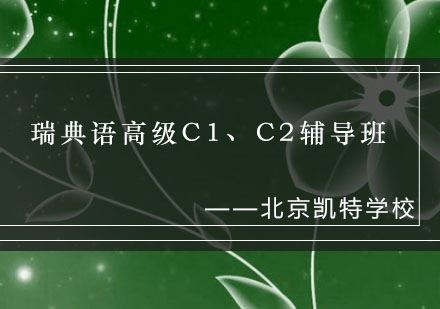 瑞典语高级C1、C2辅导班