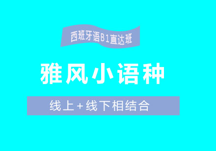 济南雅风小语种西班牙语B1直达班