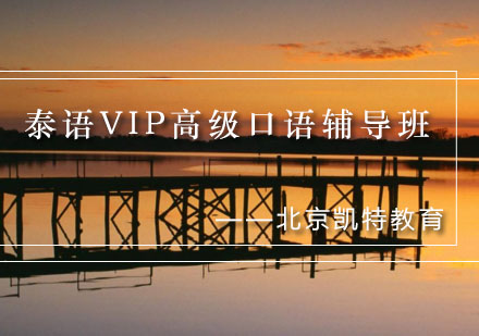 泰语VIP高级口语辅导班