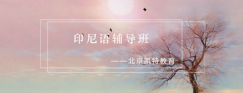 印尼语课堂实景