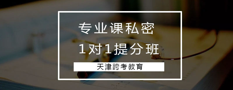 专业课私密1对1提分班