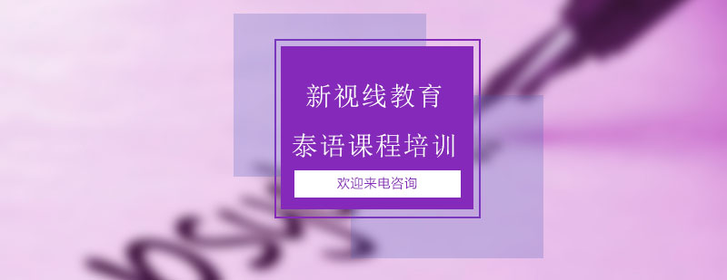 南京泰语课程实景教学