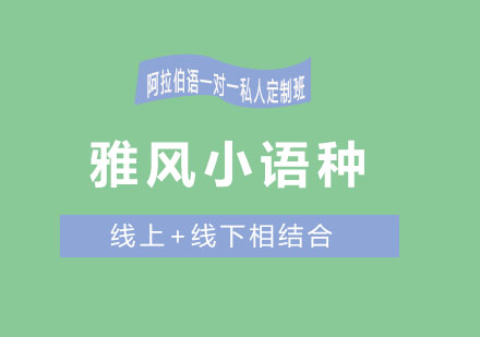 济南雅风小语种阿拉伯语一对一私人定制班