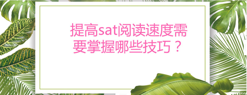 SAT閱讀訓(xùn)練圖解