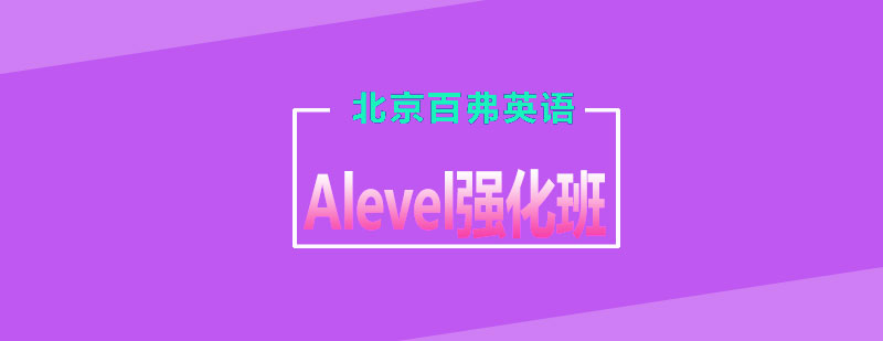 Alevel强化班