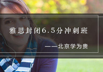 北京雅思封闭6.5分冲刺班
