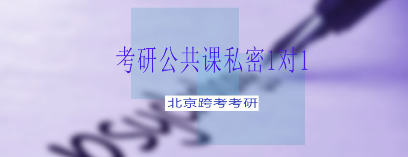 考研公共课私密1对1