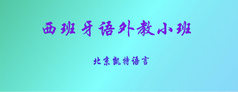 西班牙语外教小班