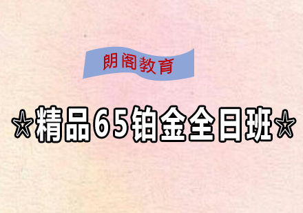 雅思精品65铂金课程全日制班