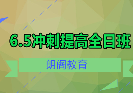 雅思6.5冲刺提高课程全日制班