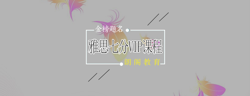 雅思VIP课程特色