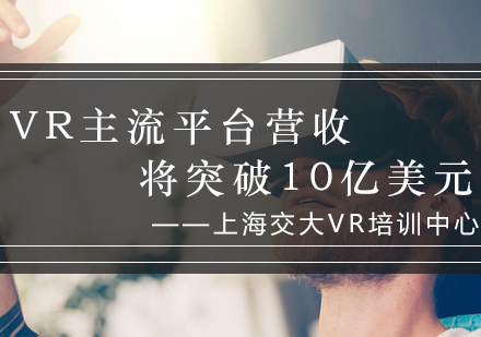 VR主流平台营收将突破10亿美元