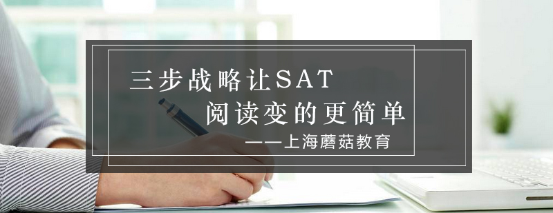 SAT阅读训练示意图