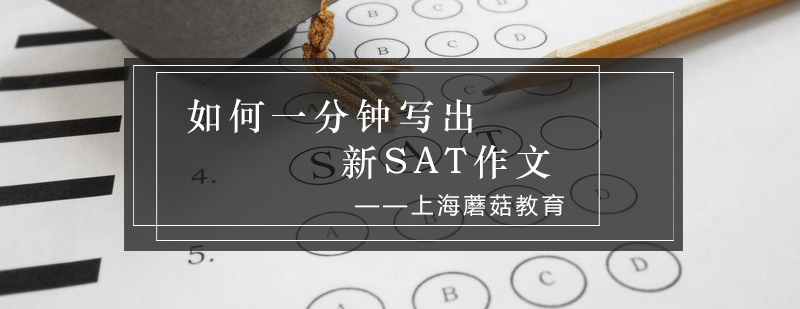 SAT写作技巧示意图