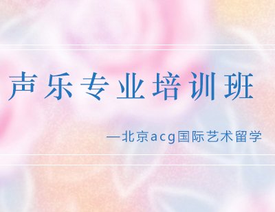声乐专业培训班
