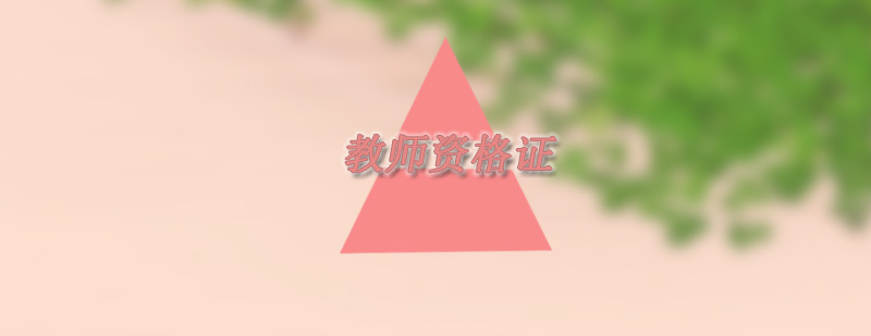 教师资格证培训