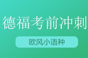 青岛欧风小语种德福考前冲刺班