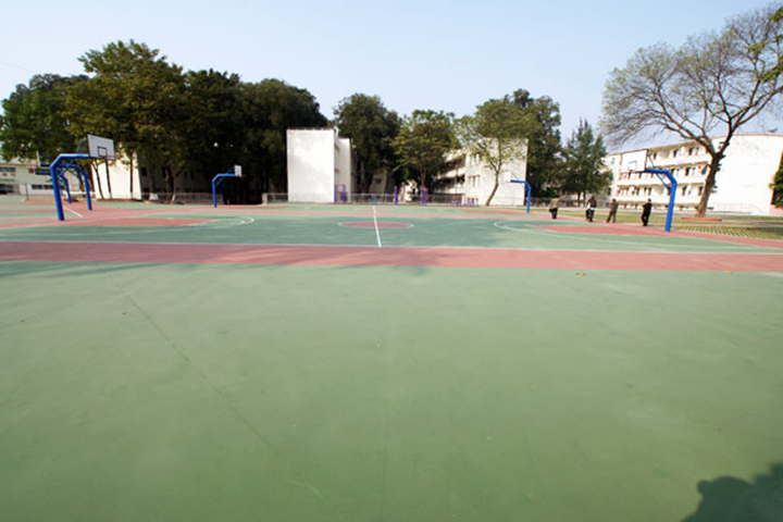 学校蓝球场