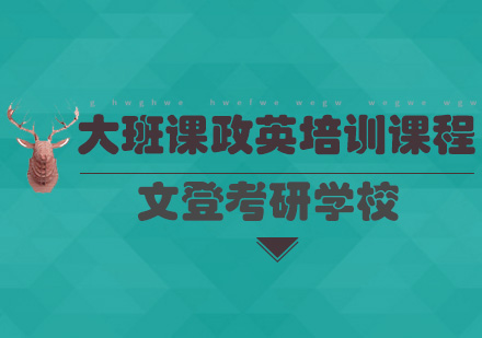 大班课政英全程培训班