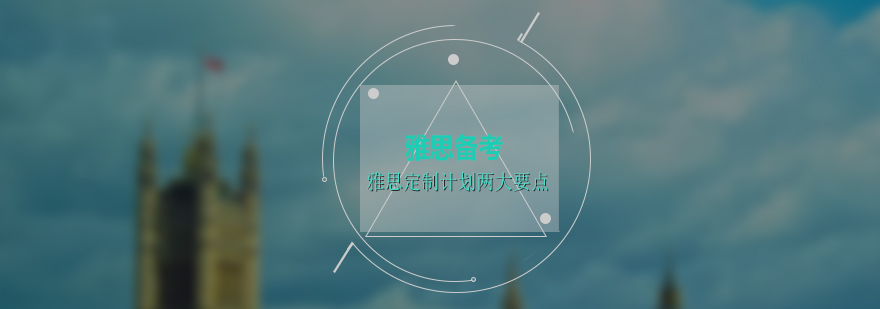 雅思備考策略示意圖