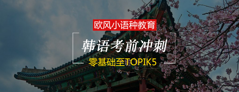 韩语TOPIK5考前冲刺培训班