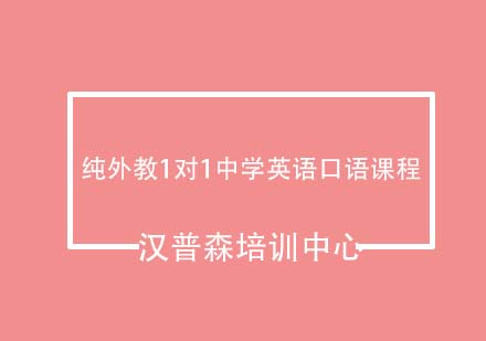 青岛汉普森纯外教1对1中学英语口语课程