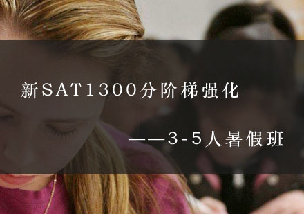 武汉新SAT1300分阶梯强化3-5人暑假班