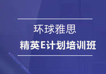 深圳精英E计划培训