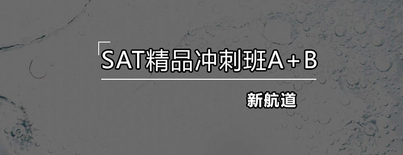 SAT冲刺课程教学场景