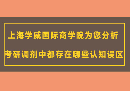 考研調(diào)劑認(rèn)知誤區(qū)深度解析與應(yīng)對策略