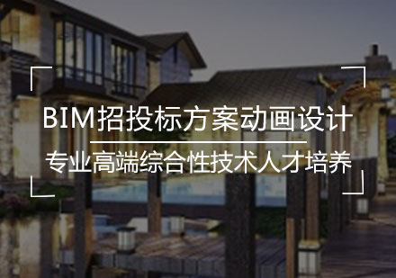 BIM招投标方案动画设计课程