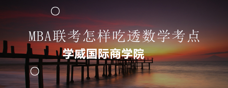 MBA数学解题思维导图