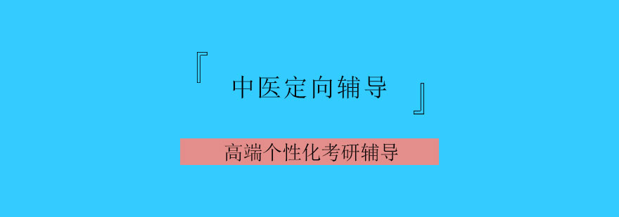 中医定向辅导课程体系