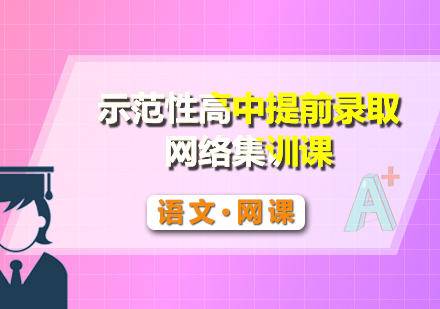 名校提前录取网络集训语文网课