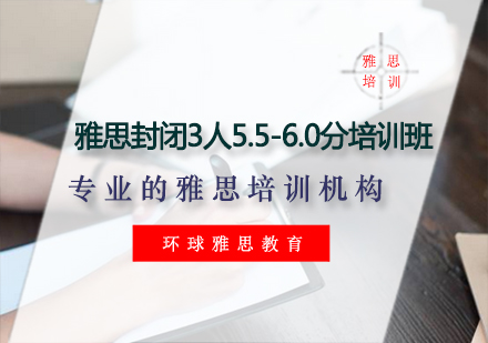 雅思封闭3人5.5-6.0分培训班