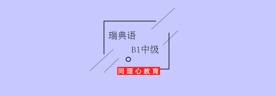 瑞典语B1中级培训班