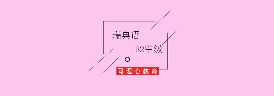 瑞典语B2中级培训班