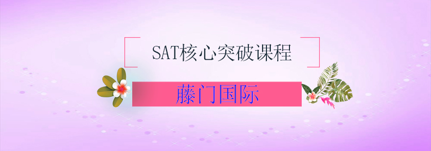 SAT核心突破课程