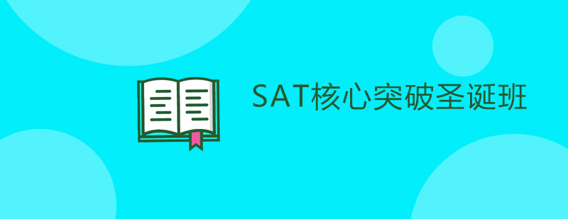 SAT核心突破圣诞班