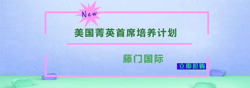 美国名校培养计划