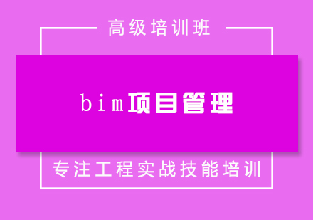 bim項(xiàng)目管理高級培訓(xùn)班