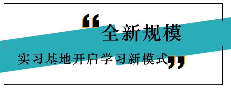 全新规模实习基地开启学习新模式