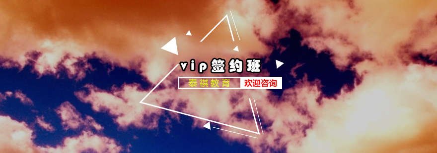 VIP签约班课程体系