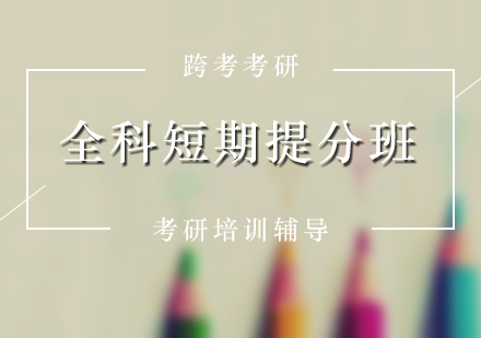 考研一對(duì)一輔導(dǎo)全科短期提分班